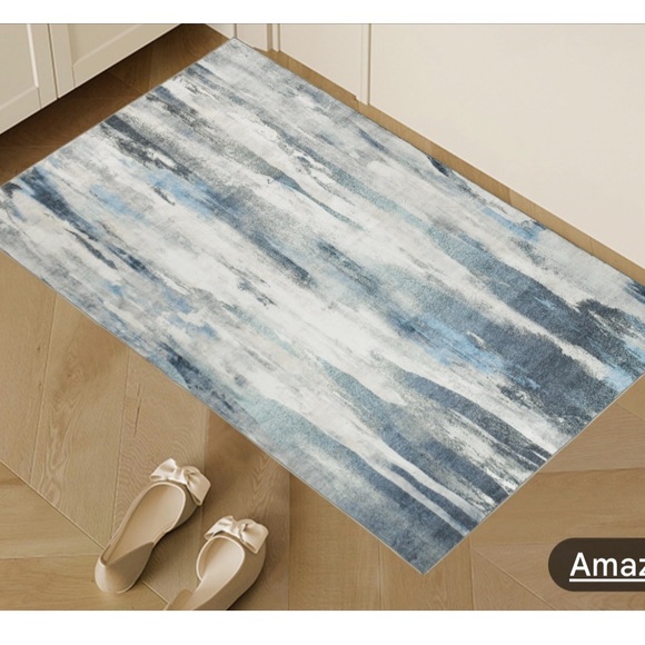 1 pcs Abstract Blue  Rug size 2x3’ - Picture 1 of 2